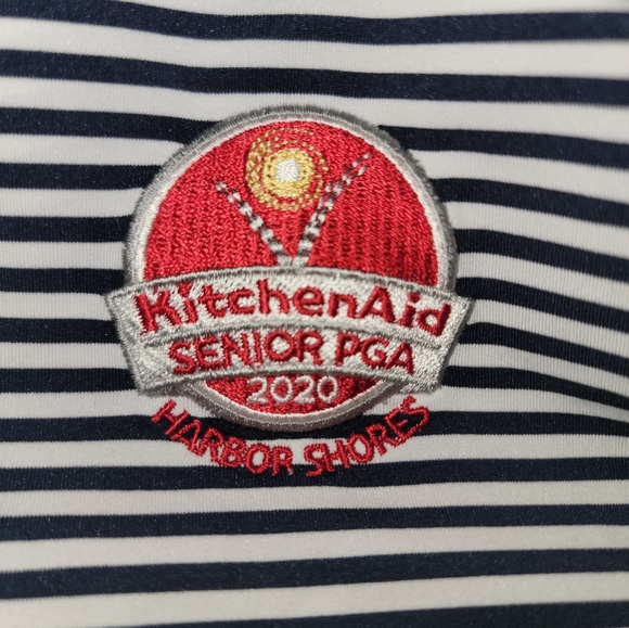 Mens Polo Golf Ralph Lauren Polo Shirt Size XL Stripe - Picture 9 of 10